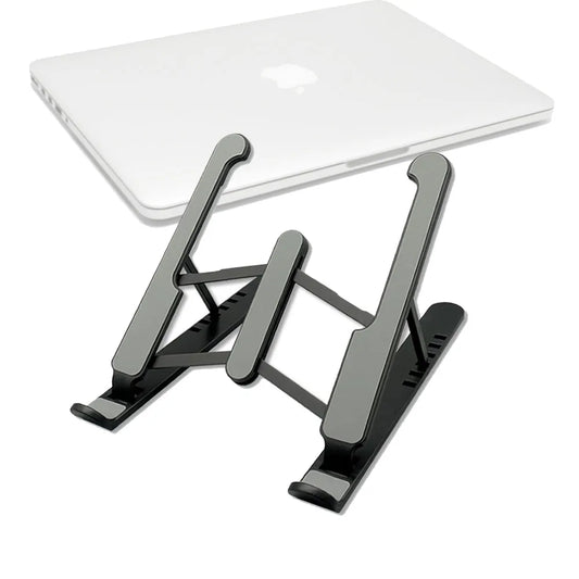 Vibe Geeks Notebook Computer Stand Anti-Skid Heat Dissipation Base Foldable Lifting Stand-0