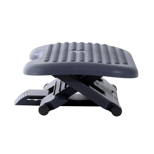 Footrest Adjustable Height & Angle Tilting Platform Home Office Foot Rest-0