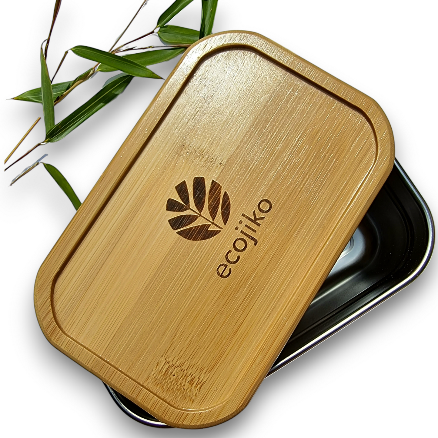 Bamboo & Stainless Steel Lunch Box | Reusable Sustainable Snack, Picnic, Lunch Box-0